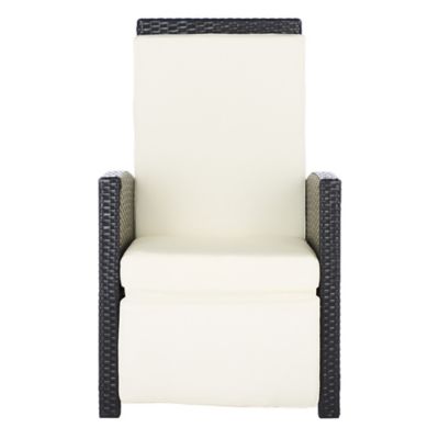 Safavieh Herdla Recliner Chair, Black, Beige