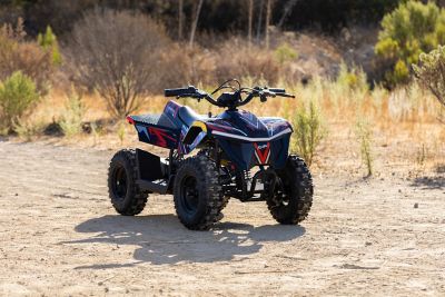 Image showing 8 th Droyd Fury Electric 36V Youth ATV for Ages 6+, Red