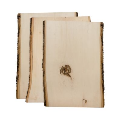Walnut Hollow Rustic Basswood Plank, 11 to 13 in. Wide x 16 in. 3 pk.
