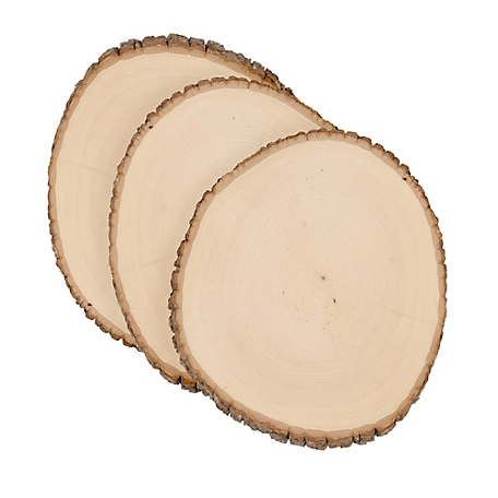 Walnut Hollow Basswood Round, Extra Large 12 to 14 in. Wide 3 pk.