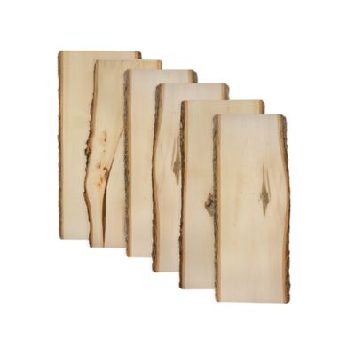 Walnut Hollow Rustic Basswood Plank, 7 to 12 in. Wide x 23 in. 6 pk.
