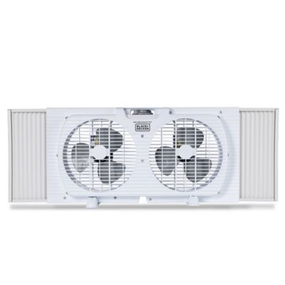 Black & Decker 9 in. Twin Window Fan, Manual