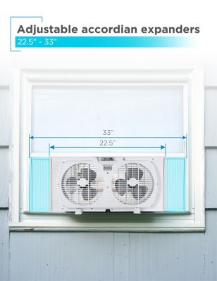 Image showing  9 in. Twin Window Fan, Manual