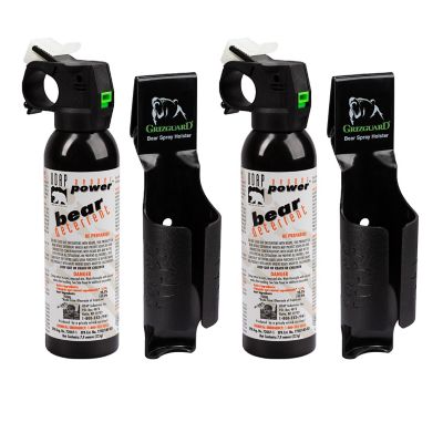 Pepper Power Premium Bear Spray with Griz Guard Holster, 2 pk.