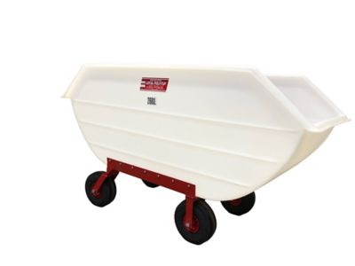 Image showing  26 Bushel Poly Feed Cart with Air Tires