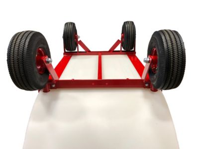 Image showing 5 th Loyal 26 Bushel Poly Feed Cart with Air Tires