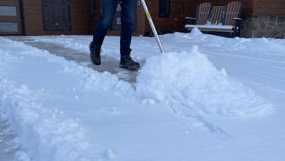 Image showing 7 th Loyal 48 in. Poly Snow Pusher