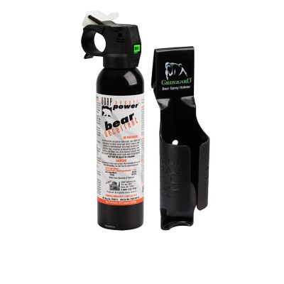 Pepper Power Magnum Bear Spray With Griz Guard Holster 9.2 oz