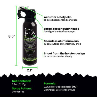 Image showing  Maximum Strength Bear Spray with Holster, 2-Pack