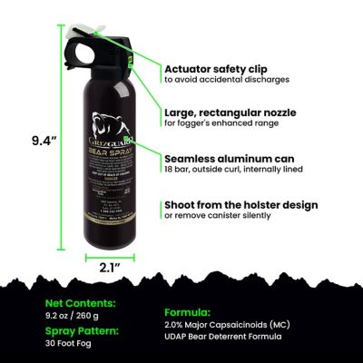 Image showing  Maximum Strength Bear Spray with Holster, 260G, 2 pk.