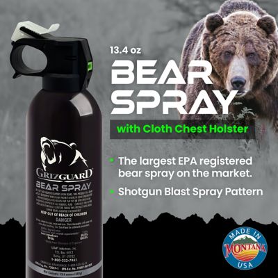 Image showing  Maximum Strength Bear Spray with Holster