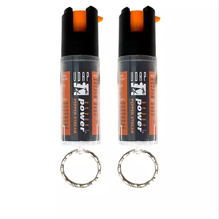 Pepper Power Keychain Pepper Spray 2 pk Stream Bear Sprays & Personal Defense