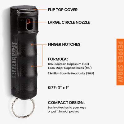 Image showing  Flip Top Keychain Fogger Pepper Spray, Fog