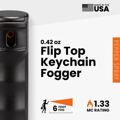 Image showing  Flip Top Keychain Fogger Pepper Spray, Fog