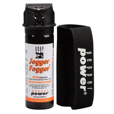 Pepper Power Jogger Fogger Pepper Spray With Holster, Fog