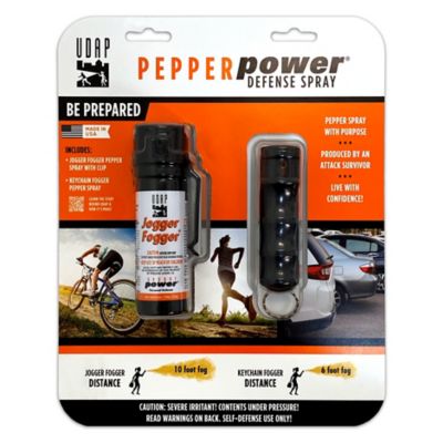 Image showing  Jogger Fogger with Clip & Keychain Pepper Spray Combo