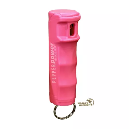 Pepper Power Pink Keychain Pepper Spray with the World's Hottest Formula Bear Sprays & Personal Defense