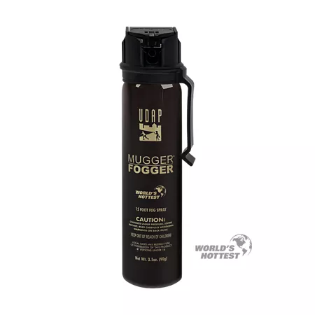 Pepper Power Mugger Fogger with Clip The World's Hottest Formula! 3.1 oz Mist Bear Sprays & Personal Defense