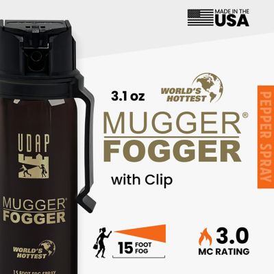 Image showing  Mugger Fogger With Clip, World's Hottest Formula!, 3.1 oz., Fog