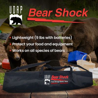 Image showing  Bear Resistant Electric Food Storage Fence 30 ft. of Mesh Fence