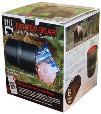 NO-FED-BEAR Certified Bear Resistant Food Container Canister