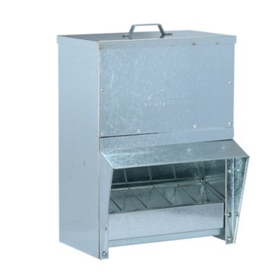 Image showing  Mounted Chicken Trough Feeder, 25 lb.