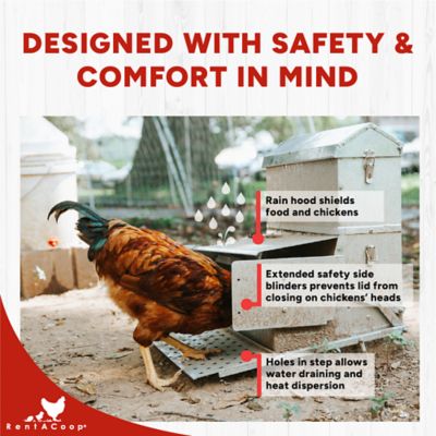 Image showing  Metal Chicken Treadle Feeder, 40 lb.