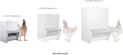 Image showing  Mounted Chicken Trough Feeder, 10 lb.