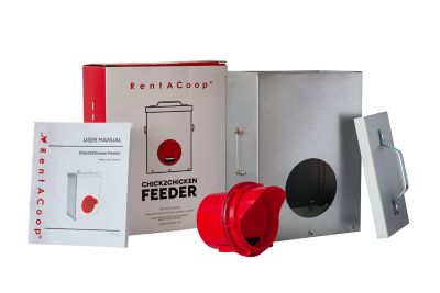 Image showing  Metallic Chick 2 Chicken 1-Port Poultry Feeder