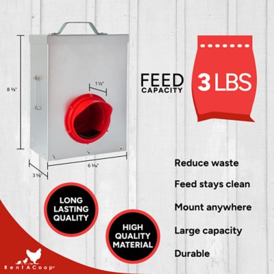 Image showing  Metallic Chick 2 Chicken 1-Port Poultry Feeder