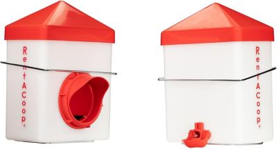 RentACoop Chick 2 Chicken Feeder Waterer Set