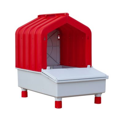 RentACoop Mobile Hen Den Roll-Out-1-Hole Chicken Nesting Box