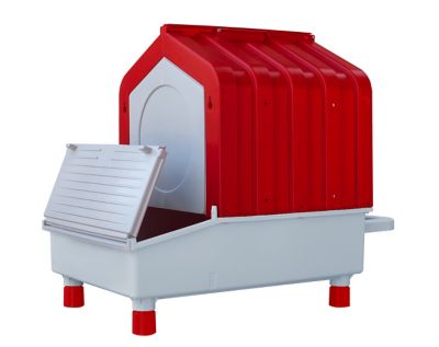 Image showing  Mobile Hen Den Roll-Out-1-Hole Chicken Nesting Box