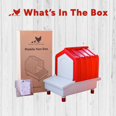 Image showing  Mobile Hen Den Roll-Out-1-Hole Chicken Nesting Box