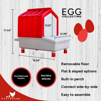 Image showing  Mobile Hen Den Roll-Out-1-Hole Chicken Nesting Box
