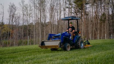Image showing  52 in. x 44 in. Universal Tractor Canopy with Fan