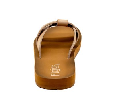 Image showing  Salud Woven Overlay Slide On Brunished Footbed