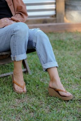 Image showing  Women's Nella Braided Strap High Wedge Sandal