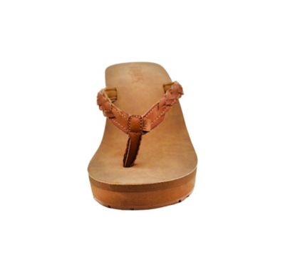 Image showing 1 th Flojos Women's Nella Braided Strap High Wedge Sandal