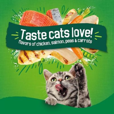 Image showing  Adult Indoor Delights Chicken, Salmon, Cheese and Garden Greens Recipe Dry Cat Food, 16 lb. Bag