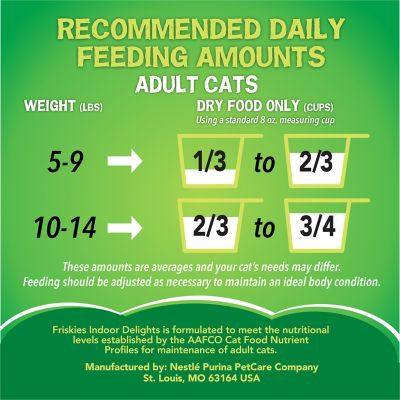 Image showing 8 th Purina Friskies Adult Indoor Delights Chicken, Salmon, Cheese and Garden Greens Recipe Dry Cat Food