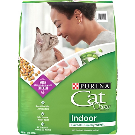 Purina Cat Chow Indoor Dry Cat Food, Hairball + Healthy Weight - 6.3 lb. Bag
