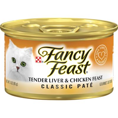 purina fancy feast wet cat food