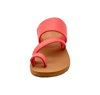 Image showing  Amara Asymmetrical Faux Canvas Toe Thong