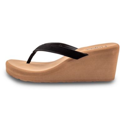 Image showing  Olivia Womens 2.5 in. Wedge Thong with Cupped Heel