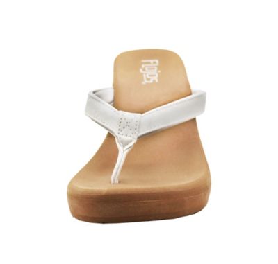 Image showing 1 th Flojos Olivia Womens 2.5 in. Wedge Thong with Cupped Heel
