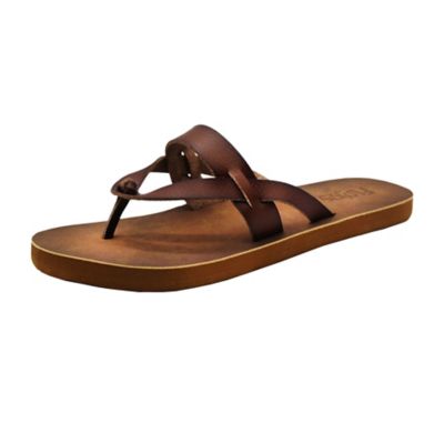 Flojos Priya Five Point Interwoven Strap Flip Flops