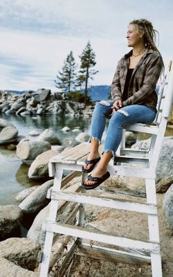 Image showing 6 th Flojos Women's Blair 2.0 Thong Wedge Sandal