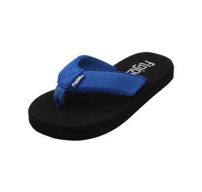 Flojos Brody Kids Tumbled Eva Strap Lined Thick Rubber Sock and Sole