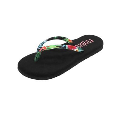 Flojos Fiesta Kids Smooth Synthetic Straps with Padded Sock Flip Flop